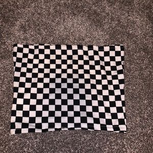 Checkered tube top